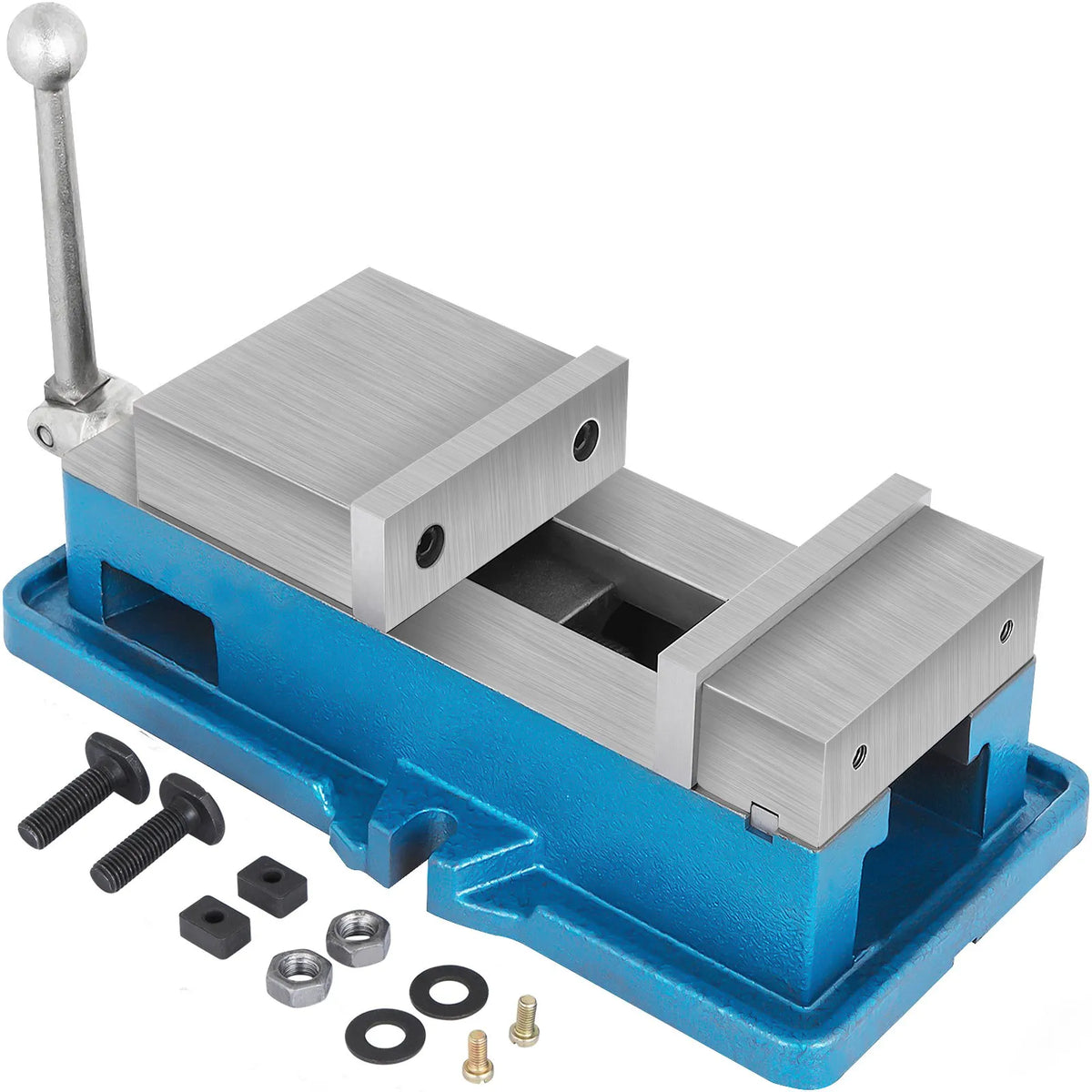 VEVOR 125 mm Super - Lock CNC skrūvspīles NC/CNC iekārtām, augstas precizitātes galda skrūvspīles, CNC fiksējošās skrūvspīles ar 24 kN fiksācijas spēku, urbšanai un frēzēšanai - ZEMLETES.LV