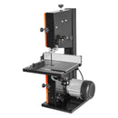 VEVOR galda tipa lentzāģis kokapstrādei, 229 mm, ar 373 W (0,5 ZS) motoru, maks. griešanas augstums 90 mm, 300 × 300 mm lietā alumīnija galds ar 0–45° slīpumu, komplektā leņķmērs un paralēlā atdure