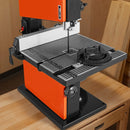 VEVOR galda tipa lentzāģis kokapstrādei, 229 mm, ar 373 W (0,5 ZS) motoru, maks. griešanas augstums 90 mm, 300 × 300 mm lietā alumīnija galds ar 0–45° slīpumu, komplektā leņķmērs un paralēlā atdure