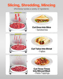 VEVOR gaļas griešanas iekārta 850 W, nerūsējošā tērauda elektriska gaļas griezējmašīna ar 5 mm griešanas biezumu, noņemamiem asmeņiem, ražība līdz 250 kg/h, piemērota mājas virtuvei, restorāniem un lielveikaliem