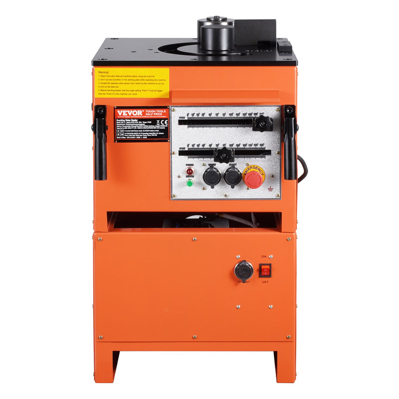 VEVOR 2-in-1 Elektriskais Armatūras Locītājs 1700W - 3 regulējami leņķi līdz 25 mm (