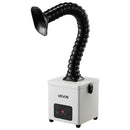 VEVOR lodēšanas dūmu nosūcējs, 3 pakāpju filtrācijas lodēšanas dūmu savācējs ar jaudīgu 180 m³/h gaisa plūsmu un 3 līmeņu ātruma regulēšanu, kompakts galda tipa bezsuku dūmu ekstraktors lodēšanai un DIY metināšanai