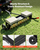 VEVOR velkamais zāliena aerators ar universālu sakabi, 102 cm darba platums, 68 kg slodzes ietilpība, izturīga un rūsas noturīga konstrukcija, aerācijas instruments ar paplāti traktoriem un zāliena tehnikai - ZEMLETES.LV