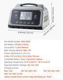 VEVOR viedais akumulatora lādētājs 25 A, 6 V / 12 V / 24 V LiFePO4 un svina - skābes (GEL/AGM) akumulatoriem, ar LCD displeju, uzturēšanas un desulfatācijas funkciju, automašīnām, laivām, motocikliem un zāles pļāvējiem - ZEMLETES.LV