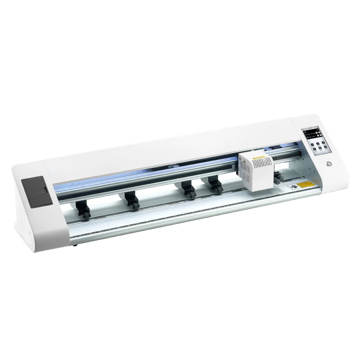 VEVOR vinila griešanas iekārta ar automātisku kontūru noteikšanu, 2 veidu asmeņiem, dizaina programmatūru un materiāliem, saderīga ar vairākiem failu formātiem, DIY personalizētu projektu izgatavošanai - ZEMLETES.LV