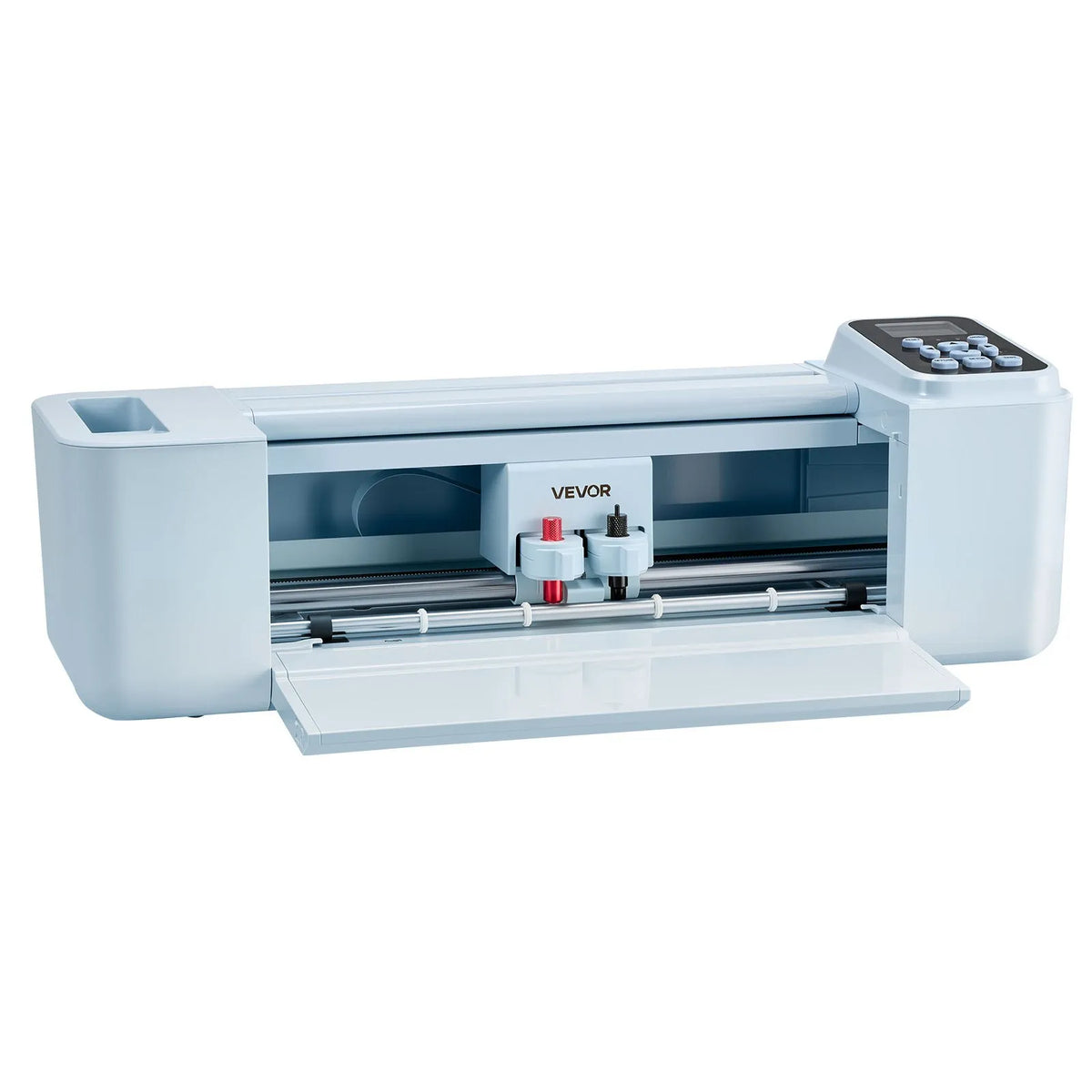 VEVOR vinila griešanas ploteris, 305 mm, vinila griezējs ar pogu un ekrāna vadību, materiālu un instrumentu komplektu, vairāk nekā 5000 iebūvētiem dizaina resursiem, saderīgs ar Mac, Windows, Android un iOS, paredzēts radošiem projektiem - ZEMLETES.LV