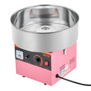 Vates mašīna 1000 W, elektriskā, ar 38 cm nerūsējošā tērauda bļodu un cukura kausiņu, piemērota komerciālai lietošanai, dzimšanas dienām un ģimenes svinībām, rozā