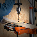 VEVOR galda urbjmašīna 304,8 mm, 750 W, regulējams ātrums 340–2200 apgr./min, noliecams darba galds 0–45°, LED darba apgaismojums, X-Ray pozicionēšana koka un metāla urbšanai