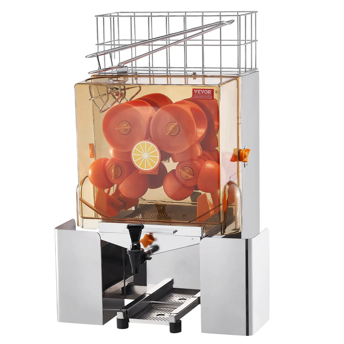 VEVOR kommerts apelsinimahlapress 120 W integreeritud veekraaniga