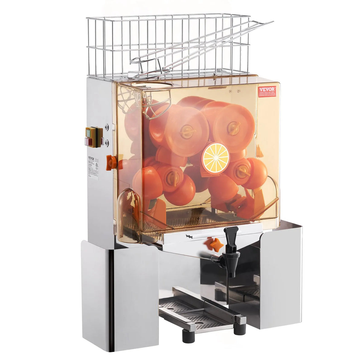 VEVOR kommerts apelsinimahlapress 120 W integreeritud veekraaniga