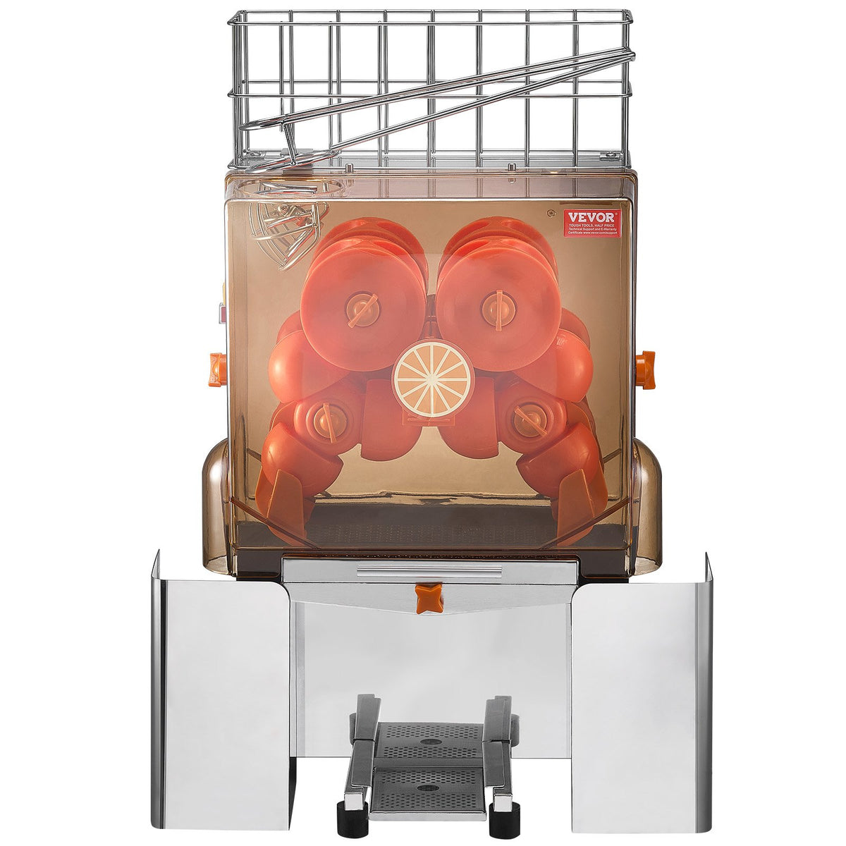 VEVOR kommerts apelsinimahlapress 120 W filtrikastiga