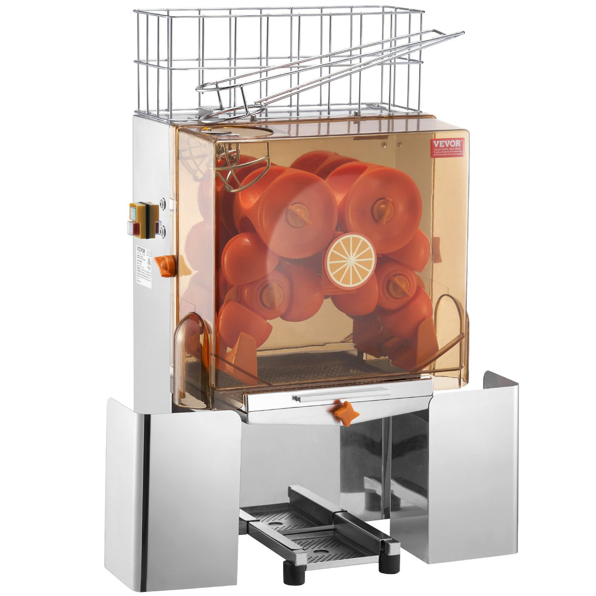 VEVOR kommerts apelsinimahlapress 120 W filtrikastiga