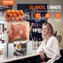 VEVOR kommerts apelsinimahlapress 120 W filtrikastiga