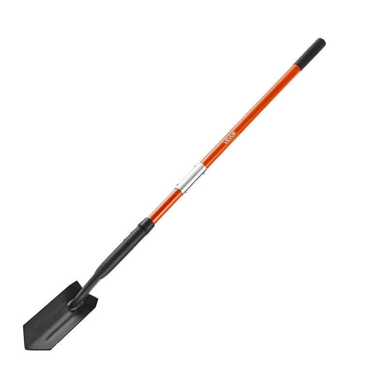 Tranšeju lāpsta 10,4 cm smagā darba asmens ar stiklašķiedras kātu un neslīdošu rokturi 142,5 cm