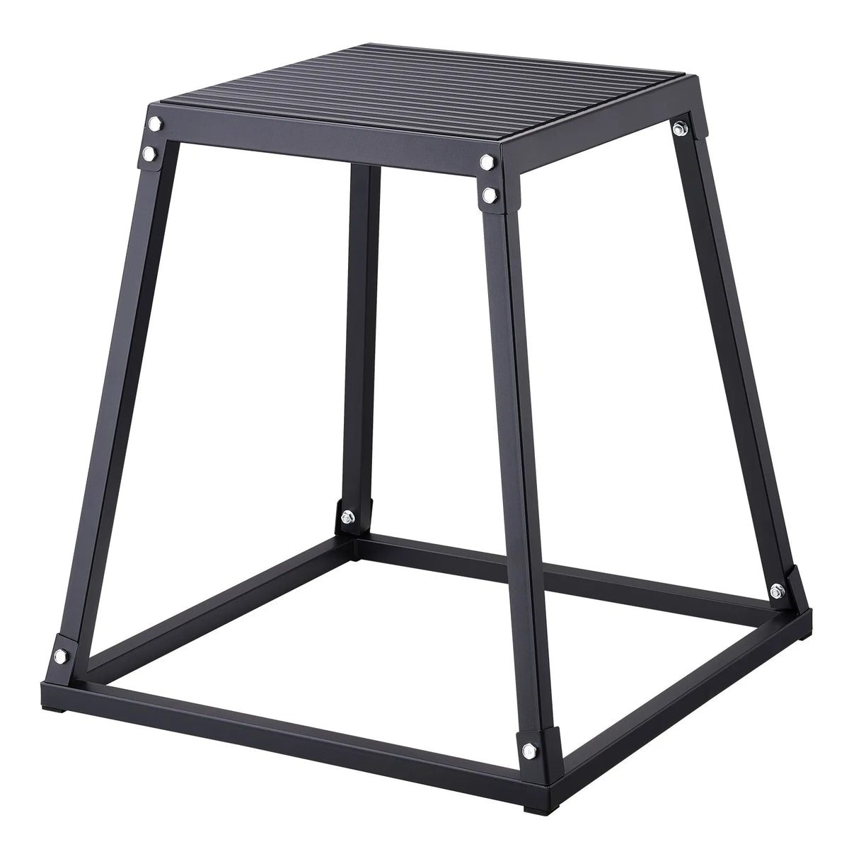 VEVOR Plyometric Jump Box Set 30/46/61 cm, Steel, Black