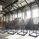 Plyometrisko lēcienu platformu komplekts 30/24/18/12 cm, pretizslīdes treniņu kaste spēka un veiklības vingrinājumiem mājas sporta zālei, melna