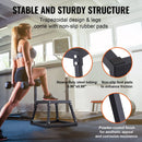 Pliometriskā kaste treniņiem, 30 cm tērauda platforma ar neslīdošu virsmu, piemērota mājas sporta zālei un spēka treniņiem, melna