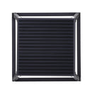 Plyometriskā lecamkaste, 45 cm, tērauda platforma ar neslīdošu virsmu, treniņiem mājās un sporta zālē, melna