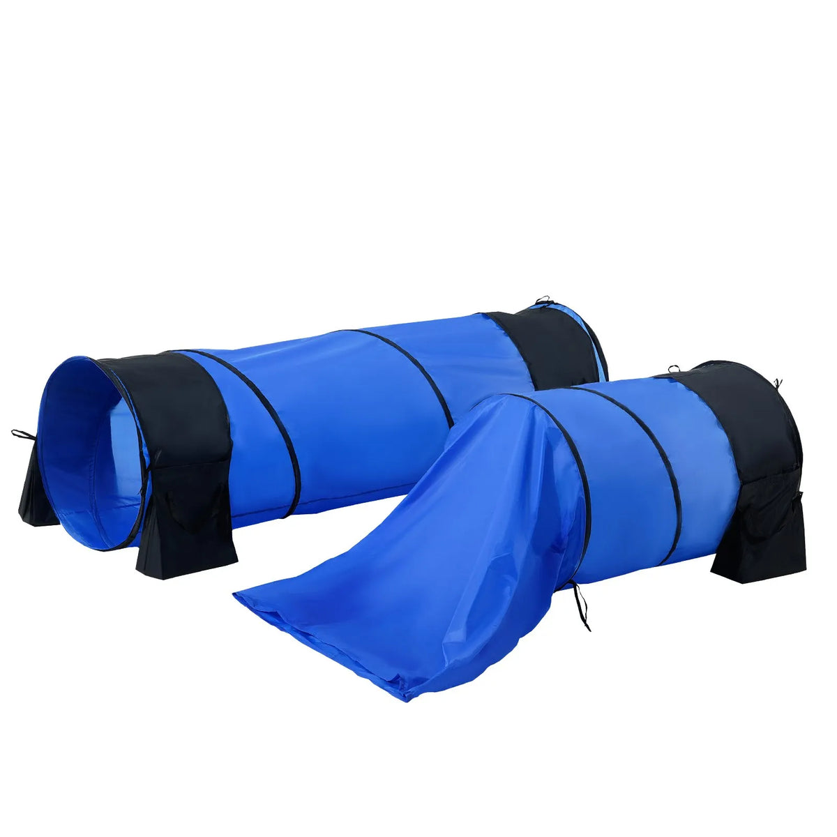 VEVOR suņu veiklības (agility) treniņu komplekts, 7 daļas – šķēršļi un tuneļi