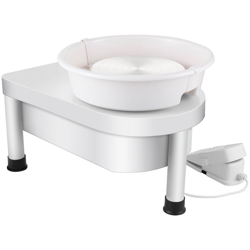 VEVOR Keramikas Virpa – 25 cm Elektriskā Podniecības Formēšanas Mašīna (280W) ar Pedāli un Noņemamu Bļodu