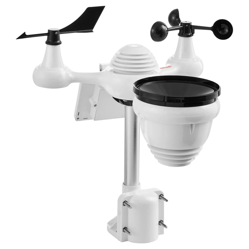 7 in 1 Wi-Fi laika stacijas ar bezvadu āra sensoru un 178 mm TFT displeju
