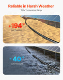 VEVOR saules paneļu pagarinājuma kabelis 30,48 m, 6 mm², IP67 ūdensizturīgs PV kabelis mājas, kuģu un kemperu saules paneļiem, melns