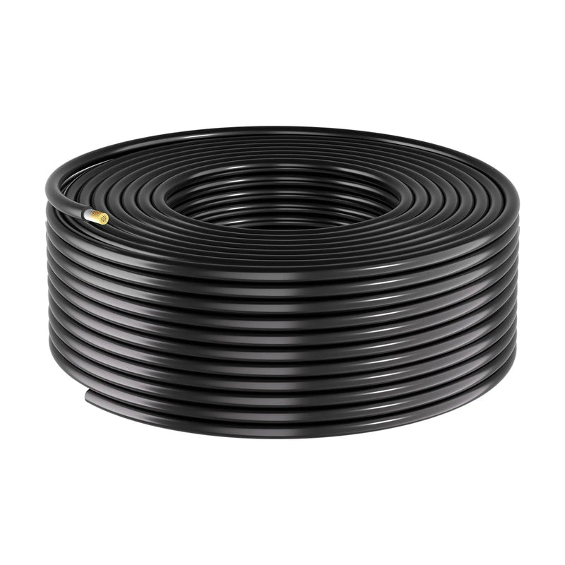 VEVOR saules paneļu pagarinātājkabeļu komplekts, 30,48m melns + 30,48m sarkans, 6mm², alvota vara PV kabelis, IP67, mājas, autonomām fotoelektriskajām sistēmām, automašīnām, kemperiem un laivām