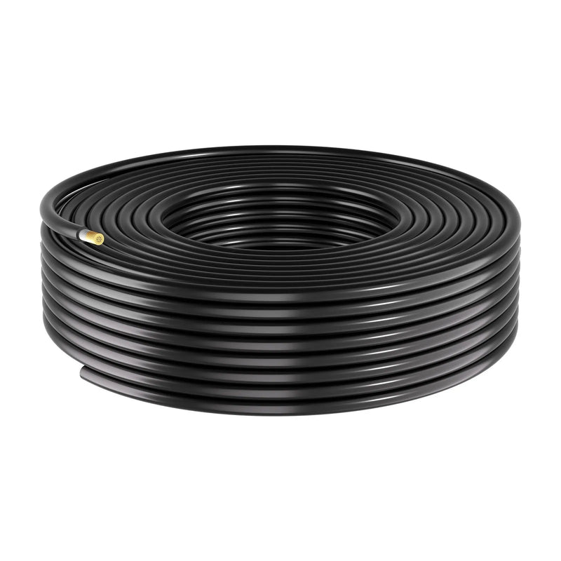 VEVOR saules paneļu pagarinātājkabeļu komplekts, 15,24m melns + 15,24m sarkans, 6mm², alvota vara PV kabelis, IP67, mājas, autonomām fotoelektriskajām sistēmām, automašīnām, kemperiem un laivām