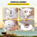 400W 12V vertikālais vējaģenerators ar laternas dizainu, 5 neilona lāpstiņas