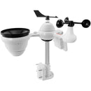 VEVOR 7-in-1 Wi-Fi  laikapstākļu stacija iekštelpām un ārā, 19,1 cm  krāsu displejs, ar saules enerģijas bezvadu ārējo sensoru un trauksmes brīdinājumiem, paredzēts temperatūras, mitruma, vēja ātruma/virziena un nokrišņu mērīšanai