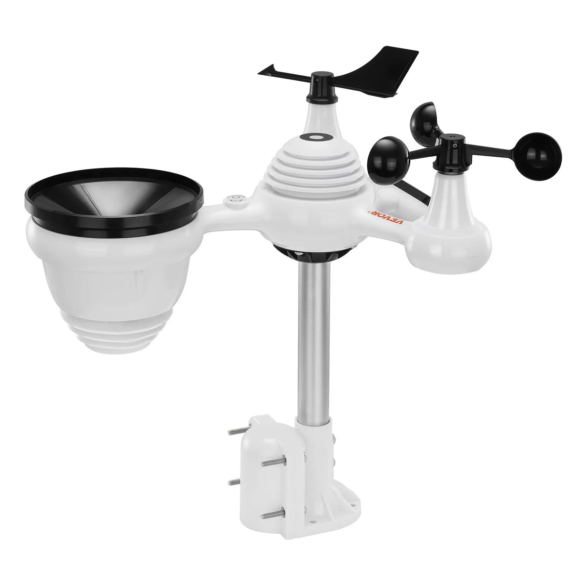 7-in-1 Wireless Weather Station with 19 cm Colour Display, Indoor and Outdoor Temperature, Humidity, Wind, Rainfall and UV Monitoring with Forecast and Alarm Functions