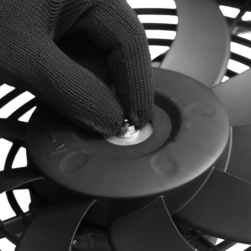 VEVOR 30 cm sienas stiprināmais bēniņu ventilators, 2210 m³/h, ar regulējamu termostatu