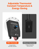 VEVOR 30 cm sienas stiprināmais bēniņu ventilaatorid, 2210 m³/h, ar regulējamu termostatu