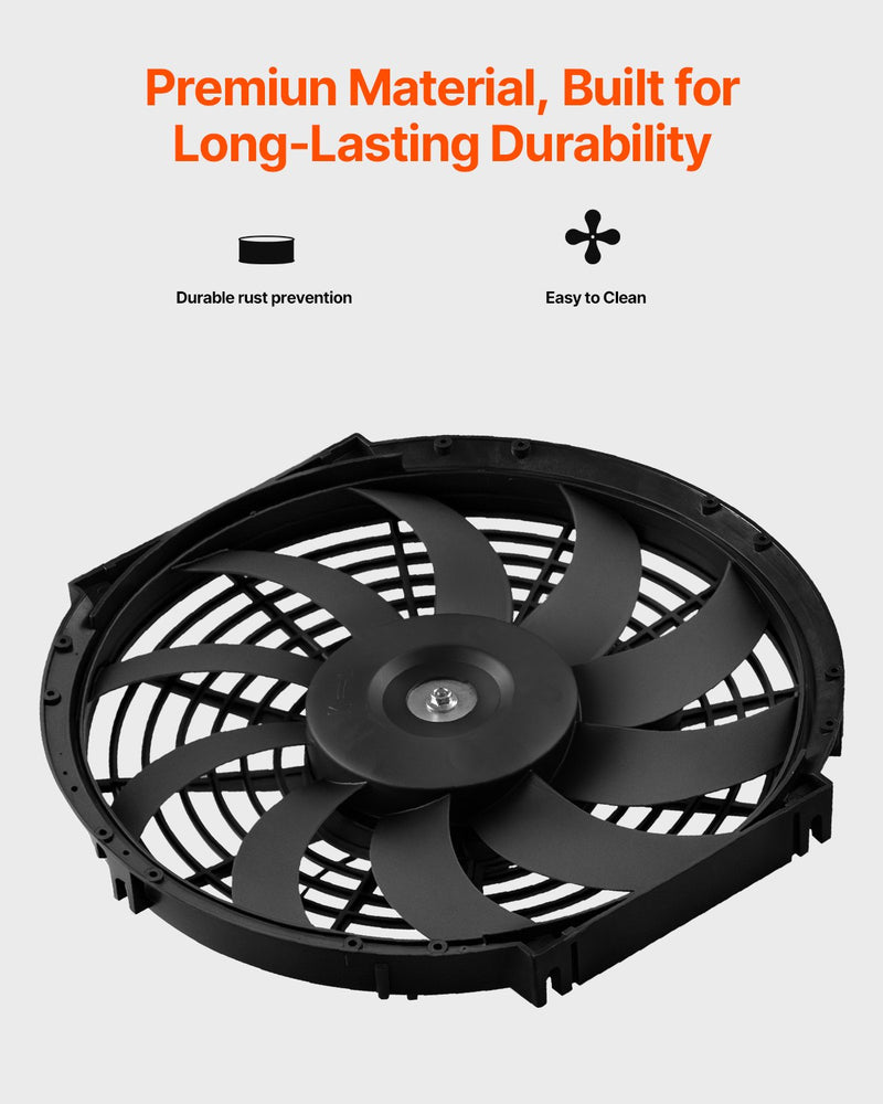 VEVOR 30 cm sienas stiprināmais bēniņu ventilators, 2210 m³/h, ar regulējamu termostatu