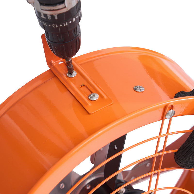 VEVOR 35,6 cm bēniņu ventilators ar termostatu, 2209 m³/h, sienas stiprinājums