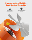 VEVOR 35,6 cm bēniņu ventilators ar termostatu, 2209 m³/h, sienas stiprinājums