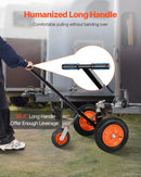 Piekabes pārvietošanas ratiņi, kravnesība 453 kg, regulējams augstums 42,4–55,8 cm, 50 mm sakabes lodveida gals, 35,5 cm riepas