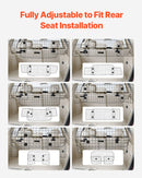 VEVOR suņa auto barjera, 900-1539 mm regulējams dzīvnieku dalītājs bagāžniekam