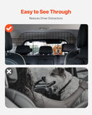 VEVOR suņa auto barjera, 900-1539 mm regulējams dzīvnieku dalītājs bagāžniekam