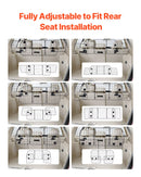 VEVOR suņa auto barjera, 980 mm - 1565 mm regulējams dzīvnieku dalītājs vārtiem bagāžniekam