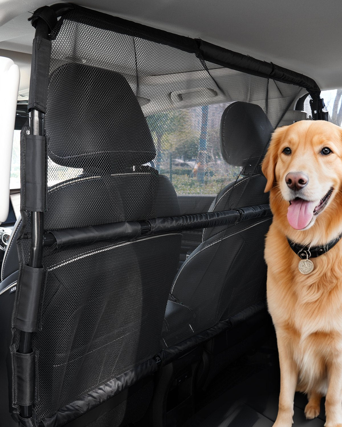VEVOR Dog Car Barrier for Front Seats SUV, 142 cm