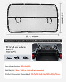 VEVOR suņa auto barjera, 1422 mm plaša, priekšējo sēdekļu uzstādīšana, auto dalītājs SUV