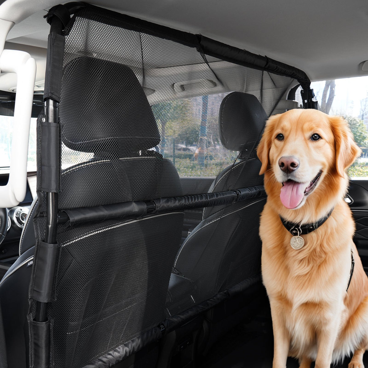 VEVOR Dog Car Barrier for Front Seats SUV, 142 cm