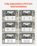 VEVOR suņa auto barjera, 900 mm - 1540 mm regulējams dzīvnieku dalītājs vārtiem kravas automašīnām un SUV