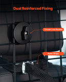 VEVOR suņa auto barjera, 900 mm - 1540 mm regulējams dzīvnieku dalītājs vārtiem kravas automašīnām un SUV