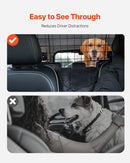 VEVOR suņa auto barjera, 900 mm - 1540 mm regulējams dzīvnieku dalītājs vārtiem kravas automašīnām un SUV