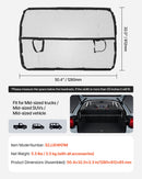 VEVOR suņa auto barjera, 1270 mm plaša, priekšējo sēdekļu uzstādīšana, auto dalītājs SUV