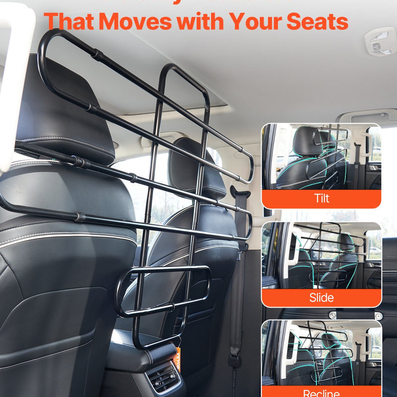 VEVOR metāla suņa auto barjera, regulējama