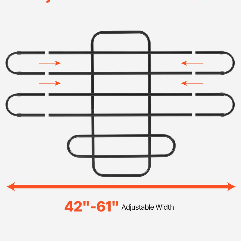 VEVOR metāla suņa auto barjera, regulējama
