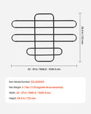 VEVOR metāla suņa auto barjera, regulējama